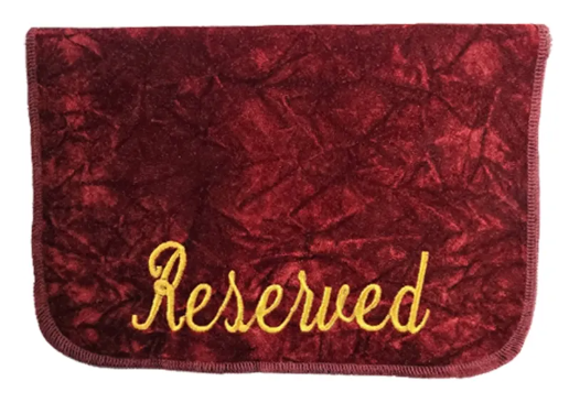 Reserve Sign - Velour