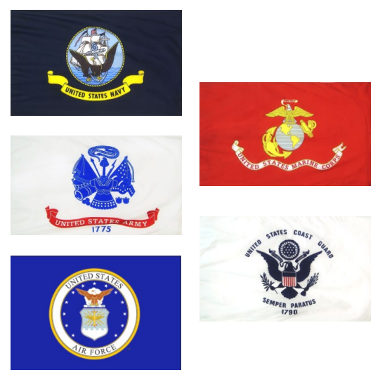 Military Vehicle Flags