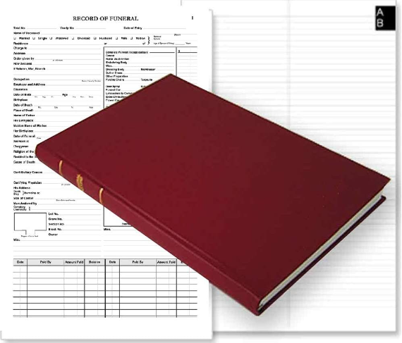 Funeral Record Book