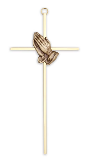 Praying Hands Cross