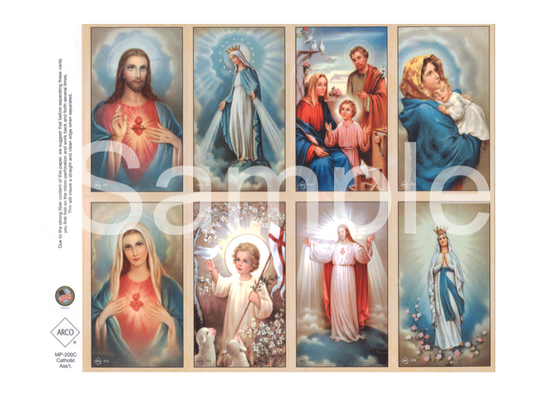 Religious Prayer Cards